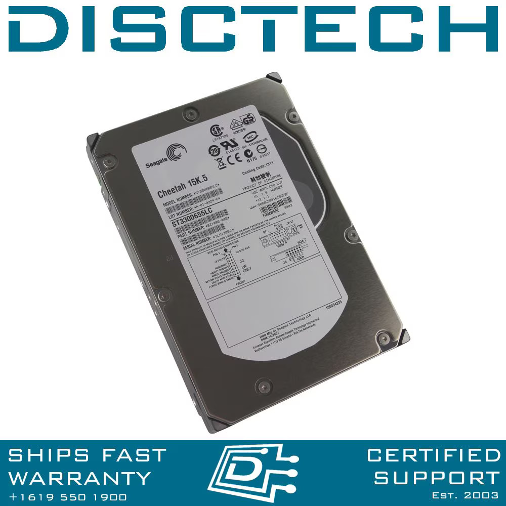 NEW Seagate 300GB 15K.5 80pin SCSI Hard Drive ST3300655LC 9Z1006-005