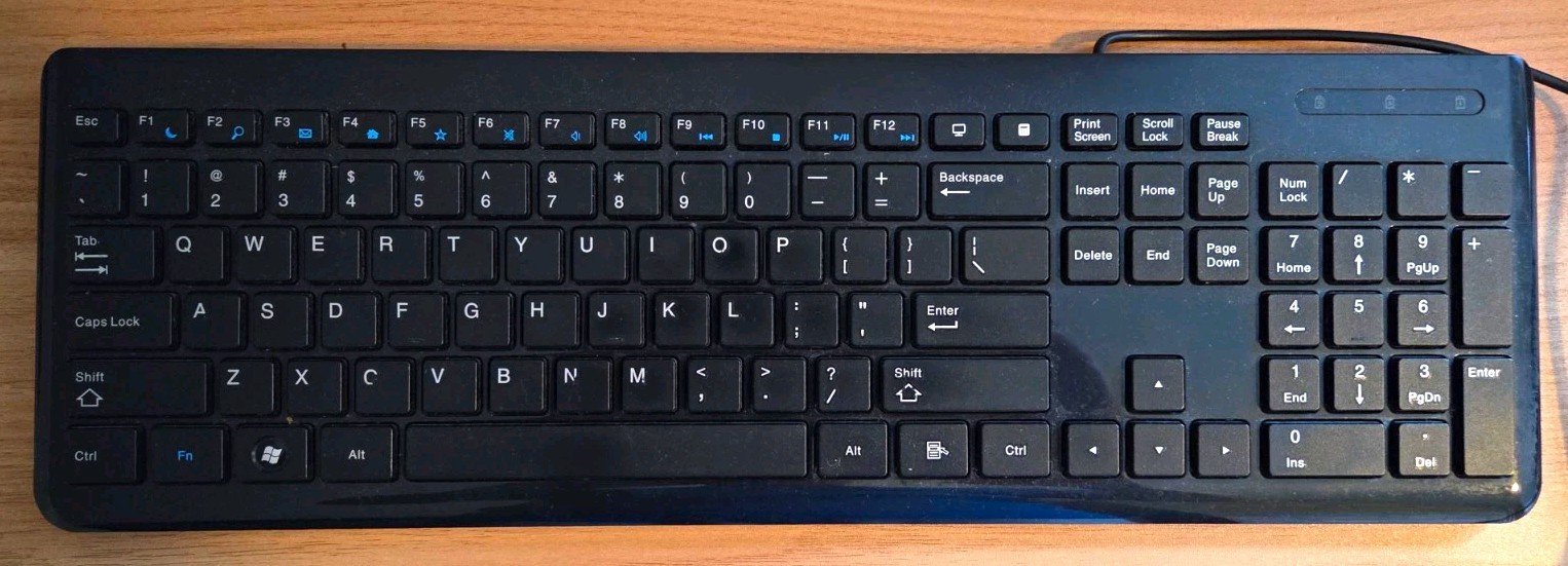 Acer SK-9020 Wired Black Standard Plastic Keyboard QWERTY English Layout