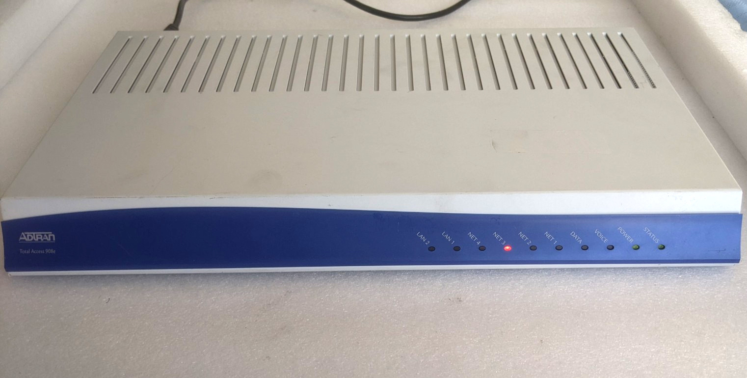 Adtran Total Access 908e 2nd Gen Single DSP with Power Cord in Pre-Owned Cond