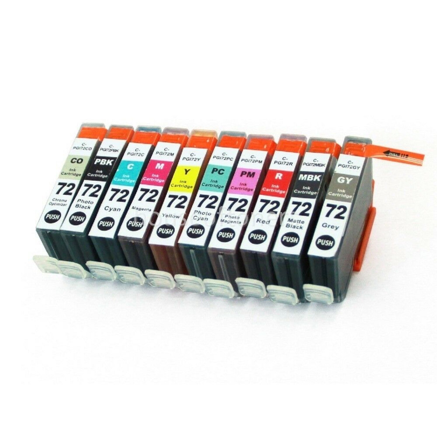 10-Pk/Pack PGI-72 Ink Cartridge for Canon PIXMA Pro-10