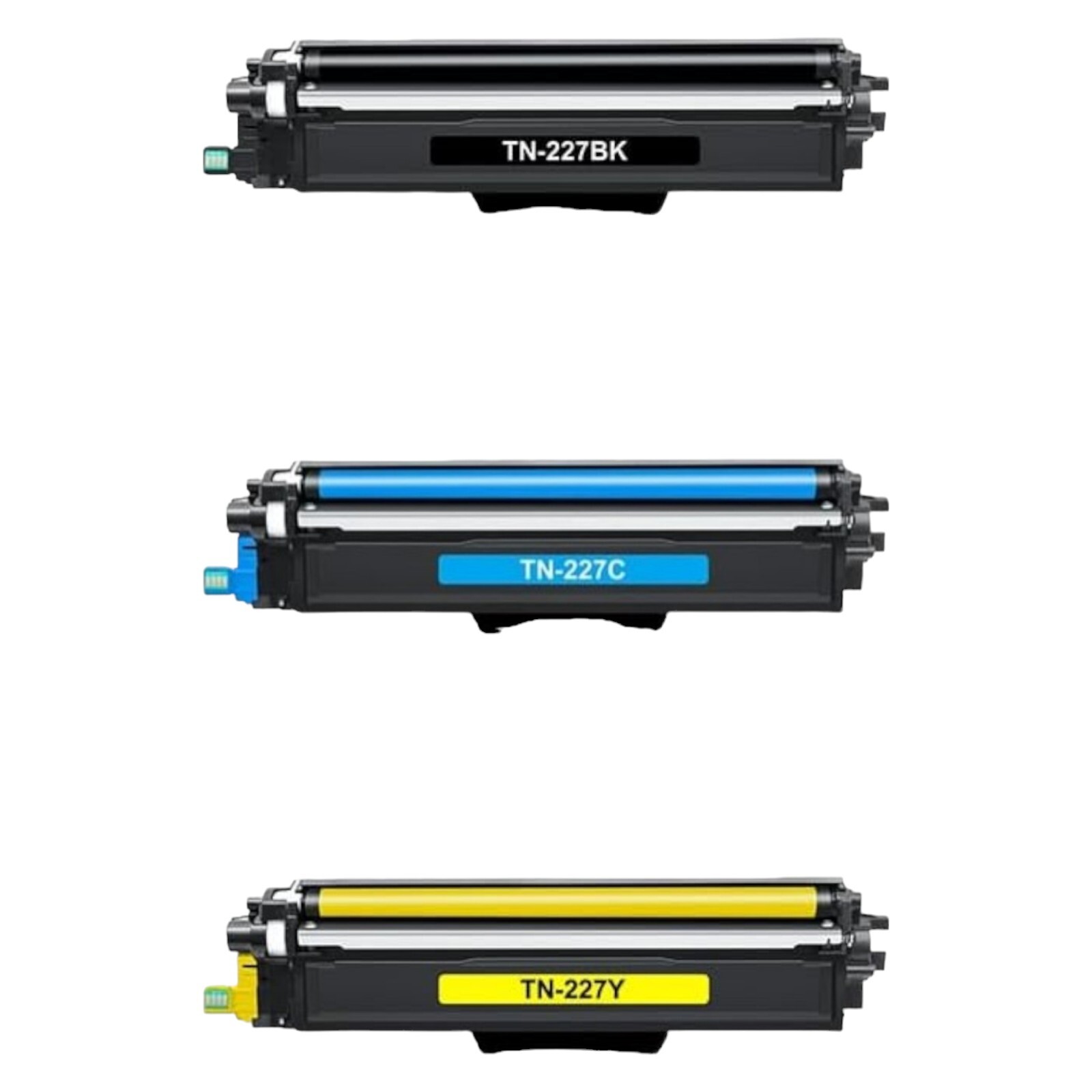 Toner 3-Pack TN-227BK/C/Y High Yield  Compatible for Brother TN227 TN-227 Toner