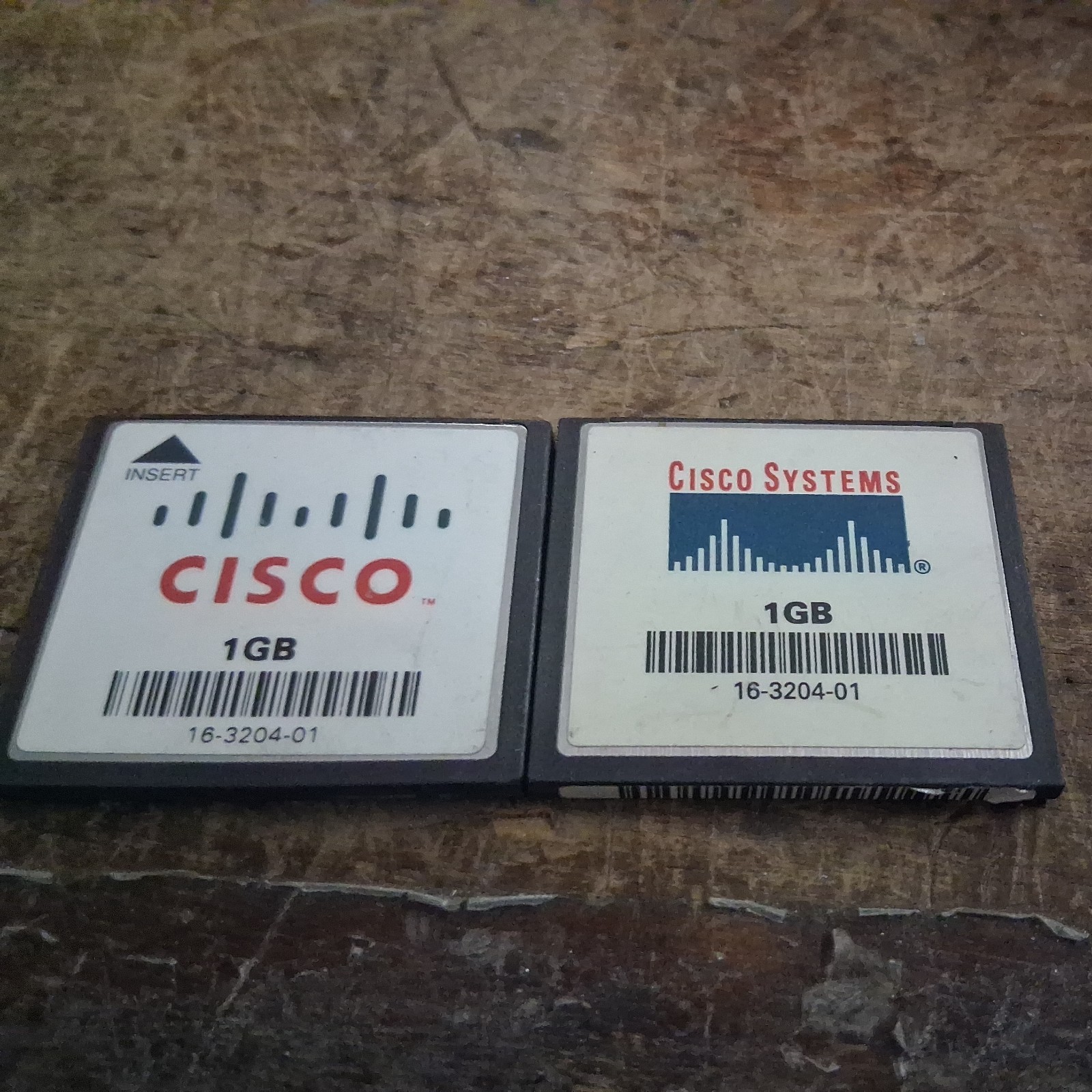 lot of 3 Cisco 1GB CompactFlash CF 