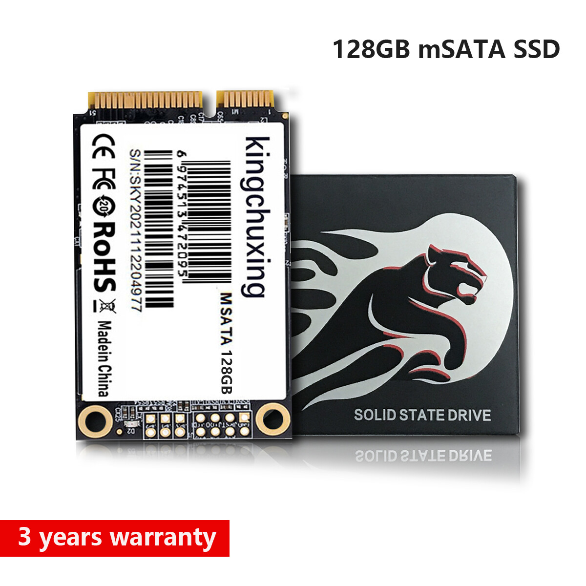 Internal 128GB mSATA III SSD Solid State Drive Disk Laptop Desktop US Warehouse