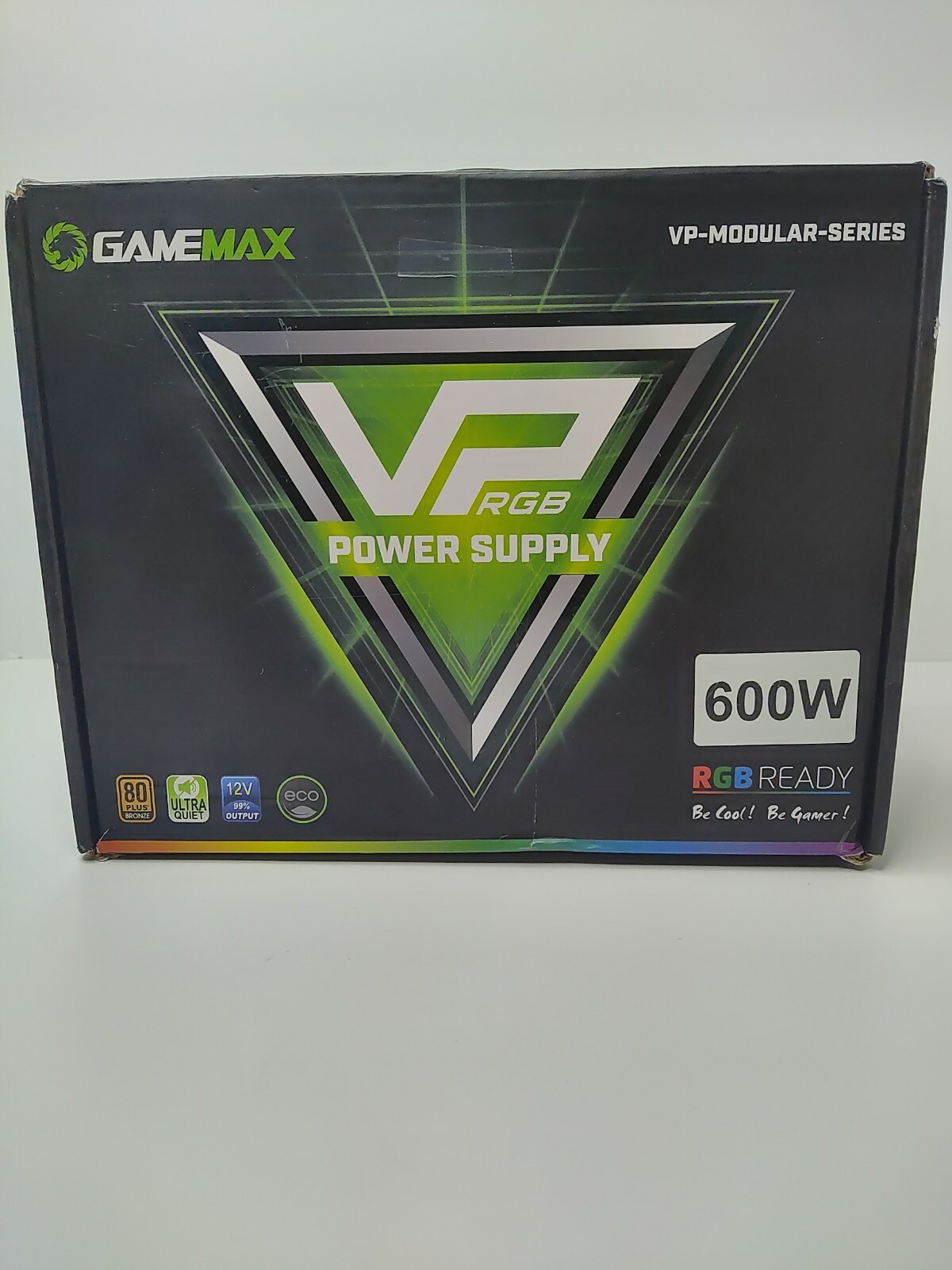 GameMax VP Modular Power Supply VP-600-M-RGB Ultra Quiet 80+ Bronze