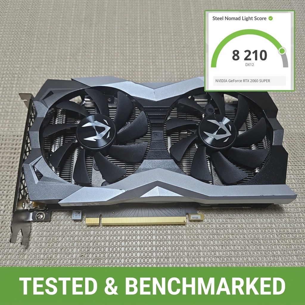 ZOTAC NVIDIA GeForce RTX 2060 SUPER 8GB Graphics Card GPU - TESTED / BENCHMARKED