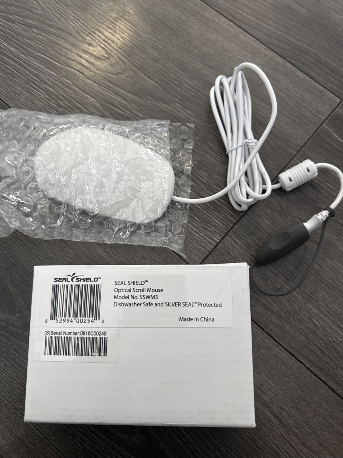 Seal Shield SSM3 Waterproof Medical Grade Washable Silicone Optical USB Mouse