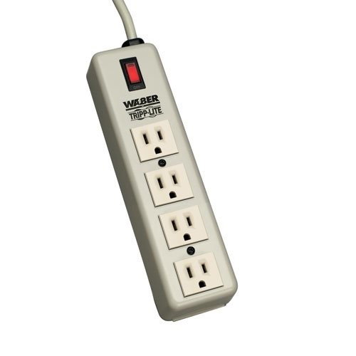 Tripp Lite Waber Industrial Power Strip 4 outlets 6' Cord 5-15P (4SPDX)