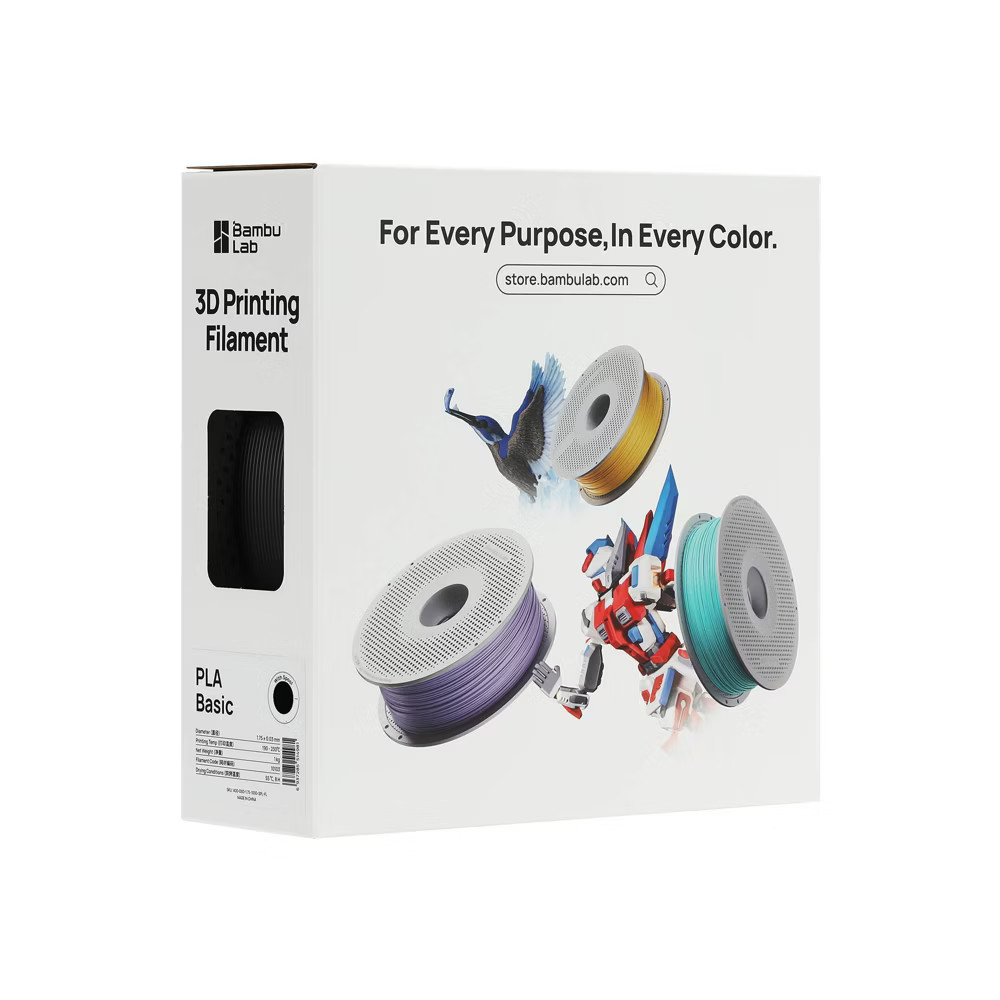 Bambu Lab PLA Basic Black with Spool
