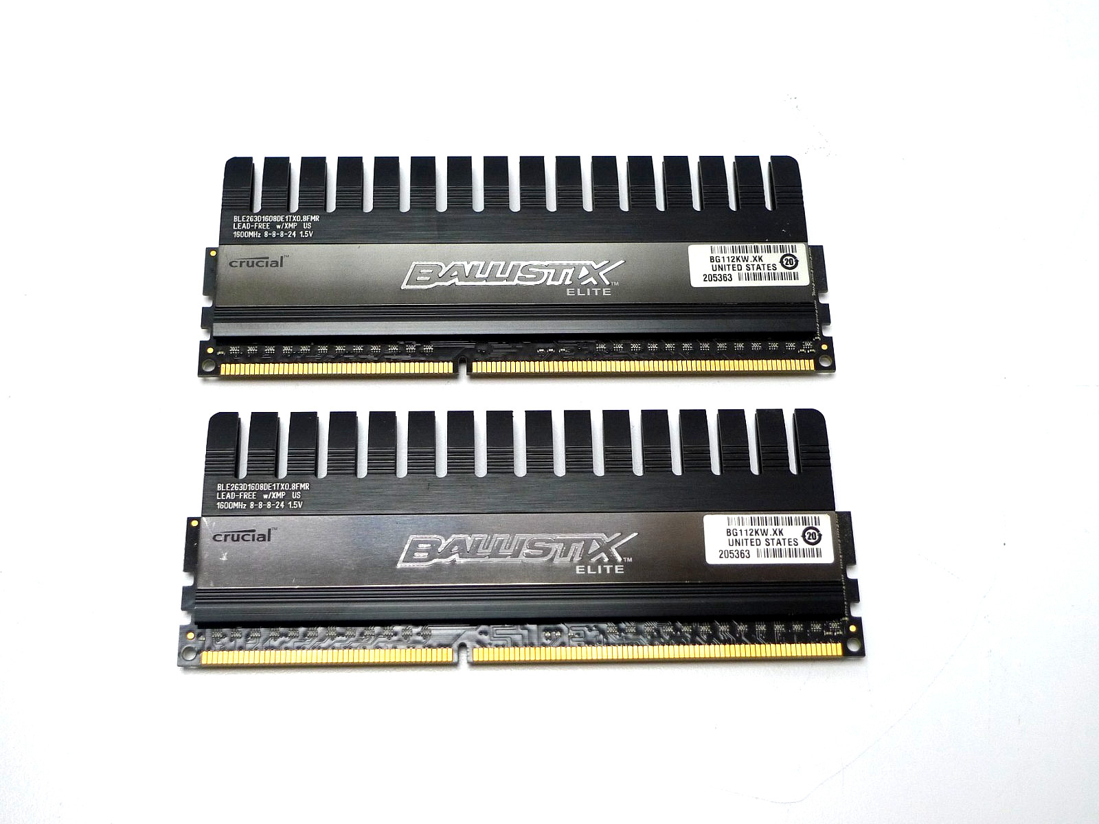 Crucial Ballistix Elite BG112KW.XK Desktop DIMM 8GB (2 x 4GB) DDR3 1600MHz RAM