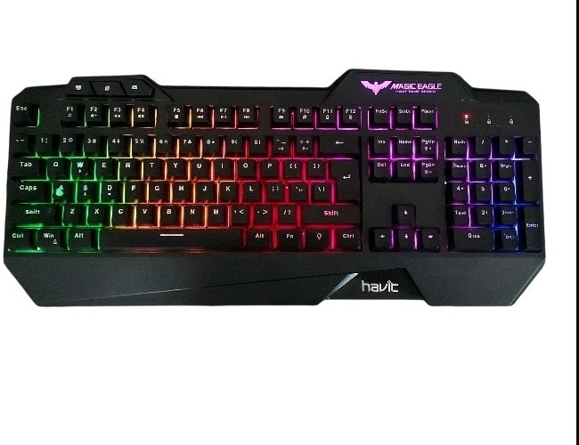 Magic Eagle Havic GAMING KEYBOARD Back Lit Board HV-KB558CM Working 