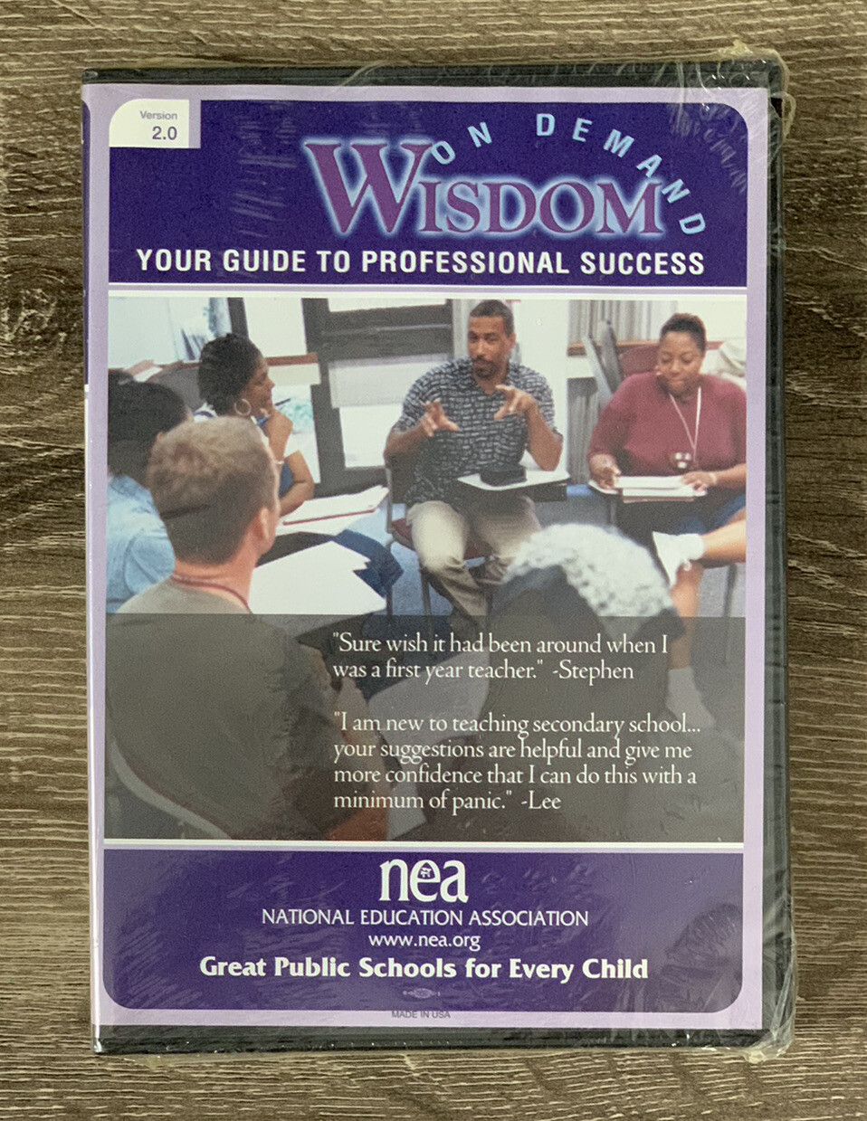 Wisdom On Demand 2.0 CD-ROM PC/Mac Teacher Success NEA Resource NEW & Sealed