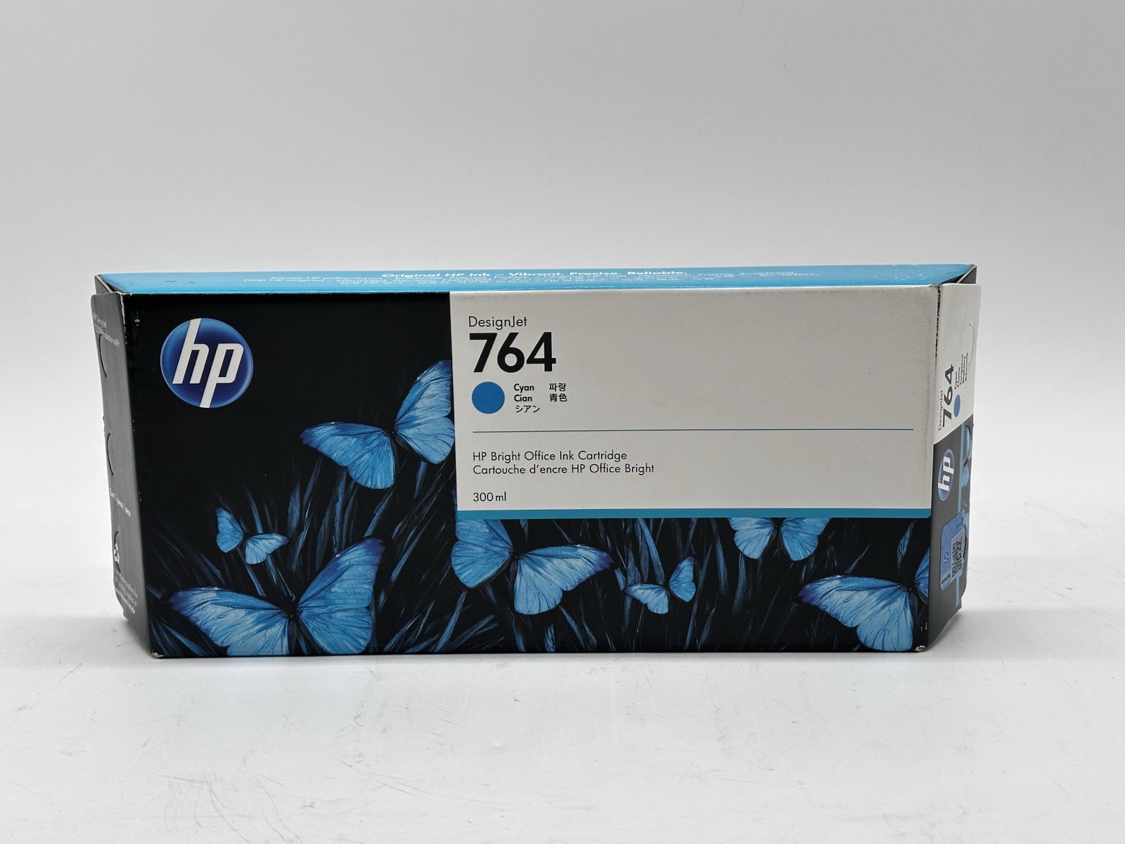 New Genuine HP 764 Cyan DesignJet Ink Cartridge 300ml C1Q13A