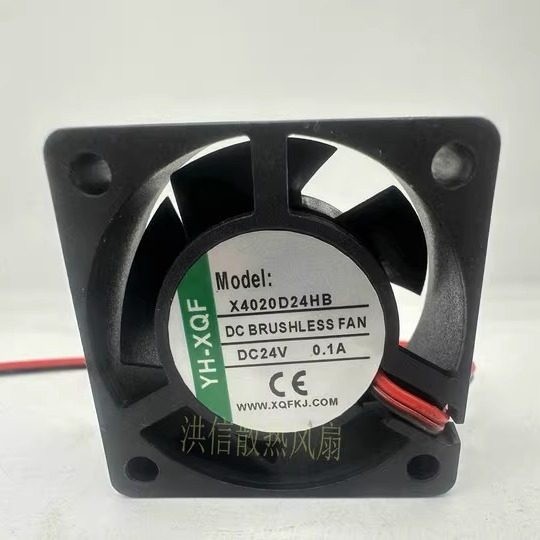 1PCS YH-XQF X4020D24HB 4020 24V 0.1A 4cm DC Cooling Fan