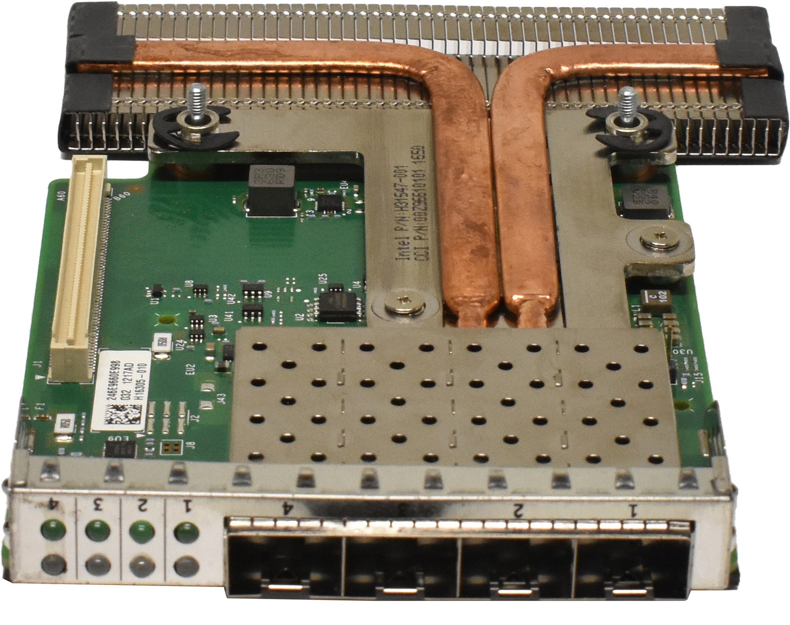 DELL Intel X710-DA4 Quad-Port 10 Gigabit Ethernet Network Daughter Card 068M95