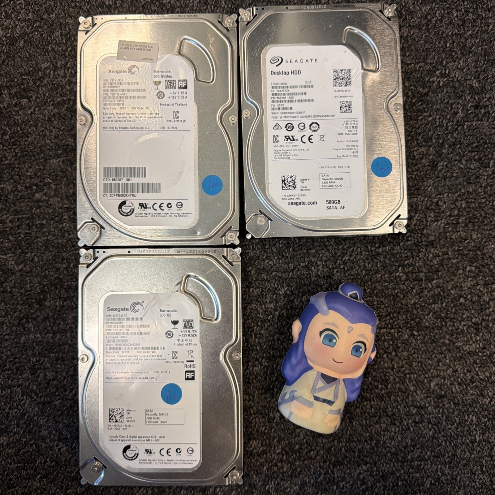 DELL 02PKVY 2PKVY 500GB 7200U/min 16MB SATA III ST500DM002 3.5"""""" HARD DRIVE