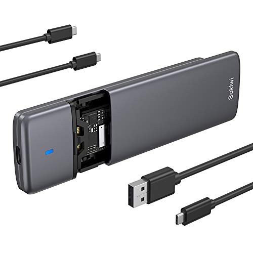 Sokiwi M.2 NVMe SATA SSD Enclosure USB 3.2 Gen2