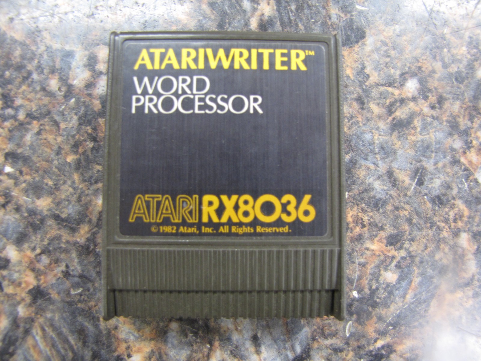 Atari AtariWriter Word Processor Cartridge 1982 RX8036 -WORKING -NB13