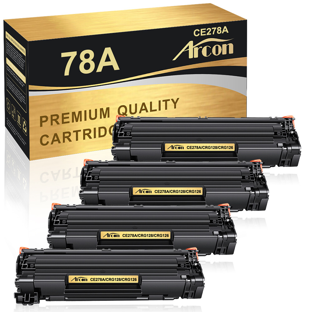 4PK CE278A 78A Toner Compatible for HP LaserJet Pro P1606dn M1536dnf MFP MF4450