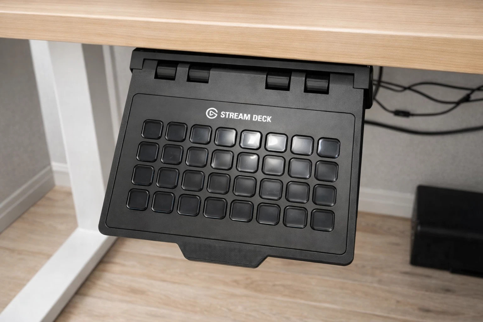 Sliding Under Desk Mount for Elgato Stream Deck XL – Clean Setup