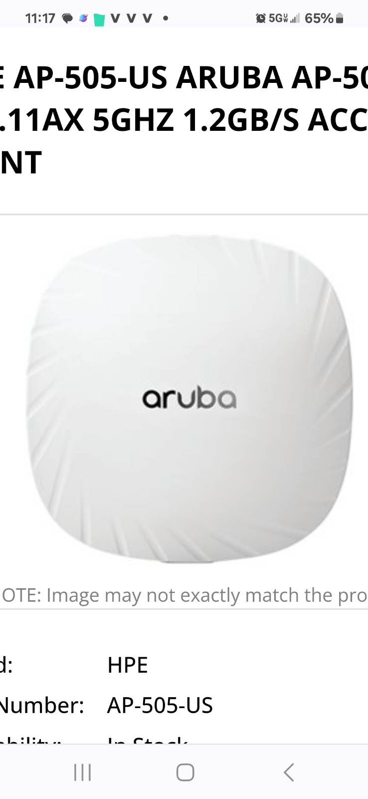 Aruba 500 Series