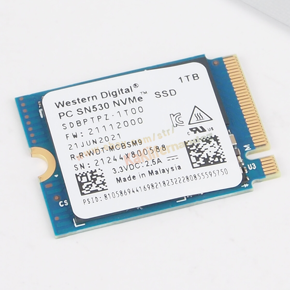 WD SN530 1tb/512g NVMe SSD M.2 2230 For Microsoft Surface Pro X