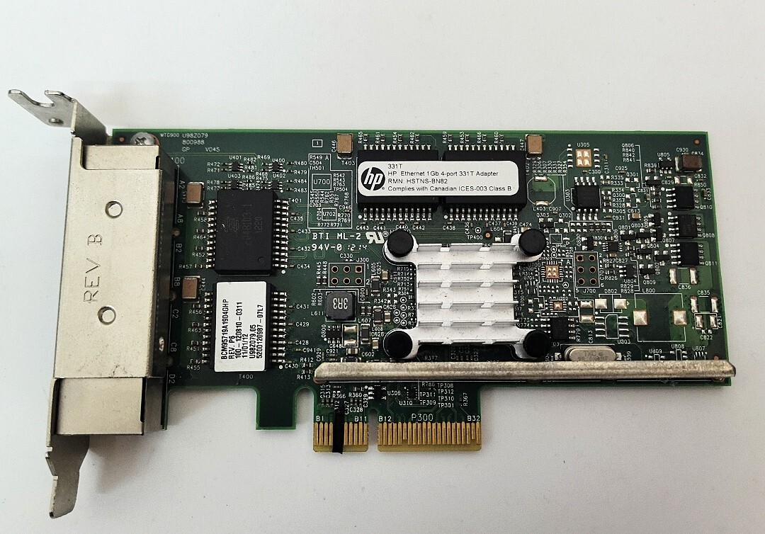 HP 331T 1Gb 4 Port Ethernet Adapter 647594-B21 649871-001 647592-001