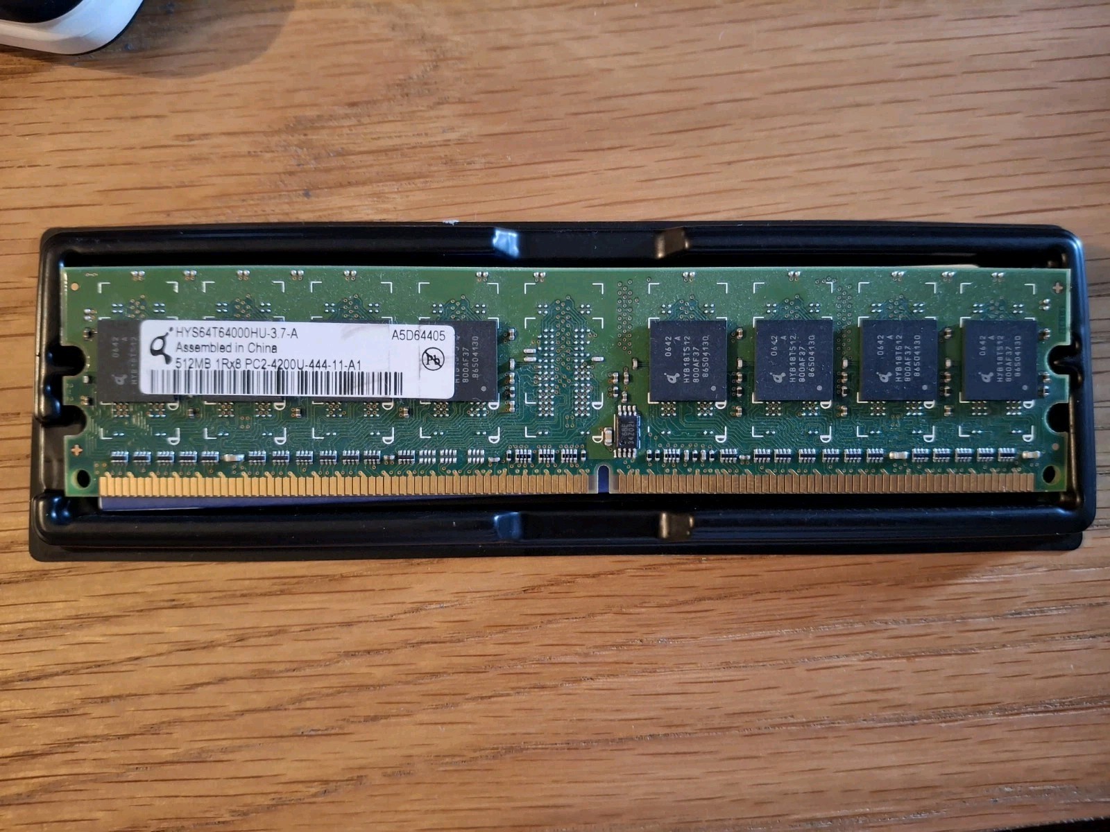 HYNIX HYS64T64000HU-3.7-A 512MB 1Rx8 PC2-4200U-444-11-A1 Memory RAM