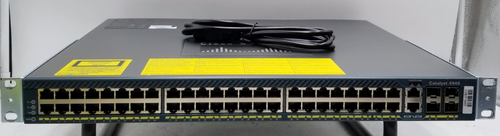 Cisco Catalyst 4948 WS-C4900 Series 48-Port Gigabit Switch WS-C4948-S V08