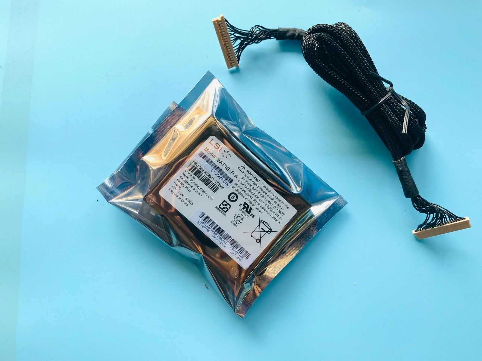 LSI 81Y4491 Battery Cable For 9265-8I 9285-8E 9286-8E 9267-8I 9272-8I M5100 9270
