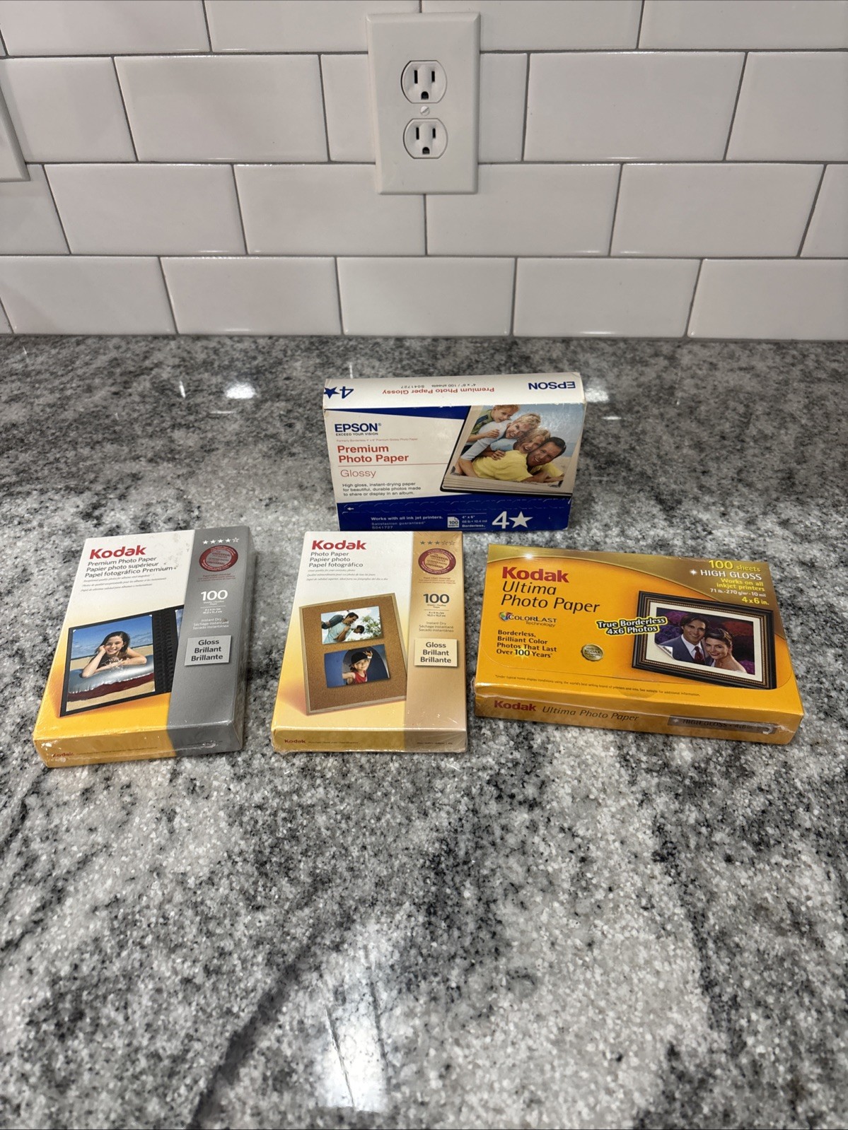 Lot Of Vintage Kodak & Epson Photo Paper All Sealed 