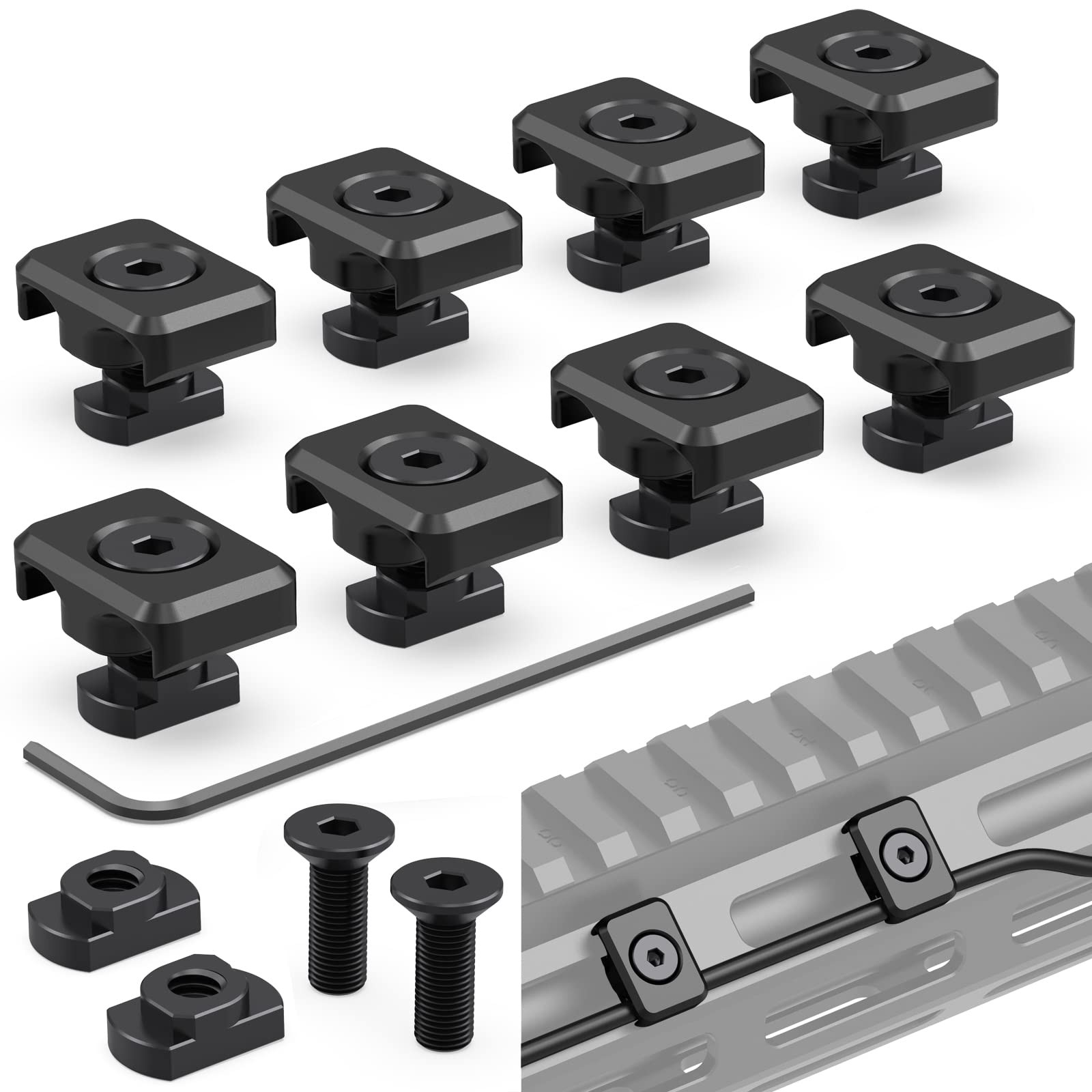 Guardtier CGM909 Pressure Switch Cable Guides Compatible with M-LOK System
