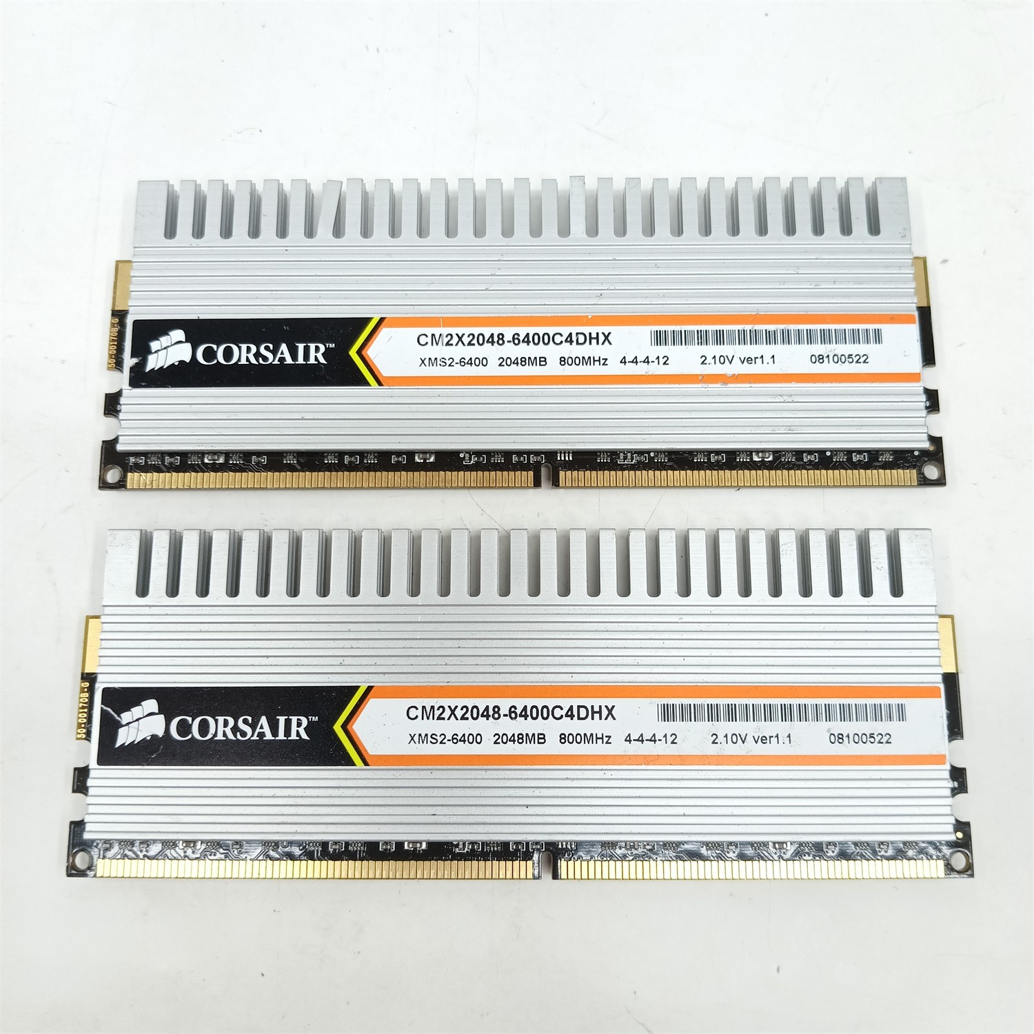 Corsair XMS2 DHX 4GB Kit (2x2GB) DDR2-800 CL4 CM2X2048-6400C4DHX