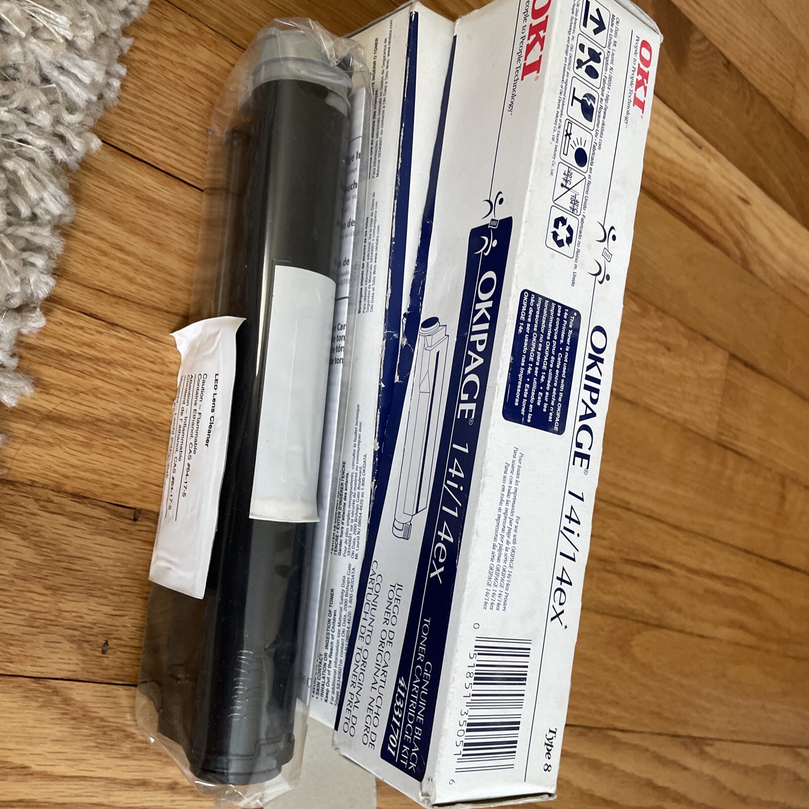 Lot of 2 Okipage 14i - 14ex (41331701) Black Toner Cartridge