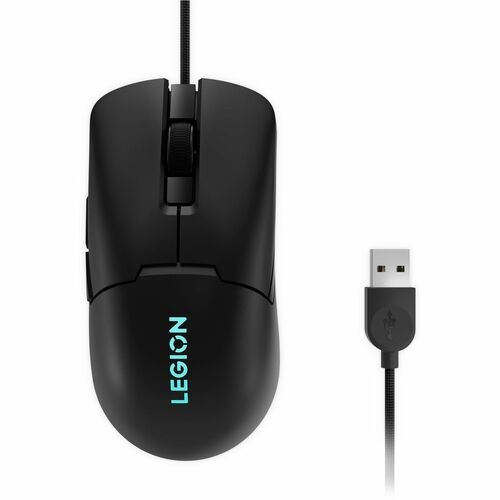 Lenovo Legion M300s RGB Gaming Mouse Shadow Black - Up to 8000 DPI, 220 IPS, 30g