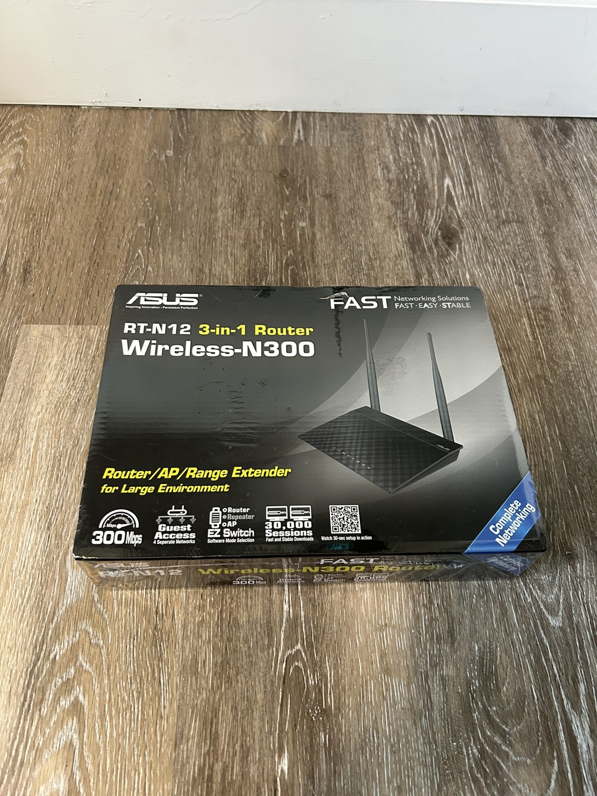 ASUS RT-N300 Wireless-N300 3-in-1 WiFi Router BRAND NEW SEALED