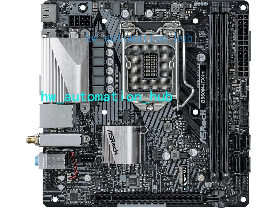 ASRock B560M-ITX/AC LGA 1200 Intel B560 SATA 6Gb/s Mini ITX Intel Motherboard
