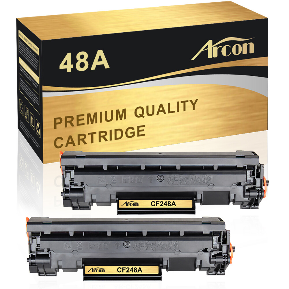 2x Compatible Black CF248A 48A Toner Cartridge Set For HP LaserJet Pro M15W M15A