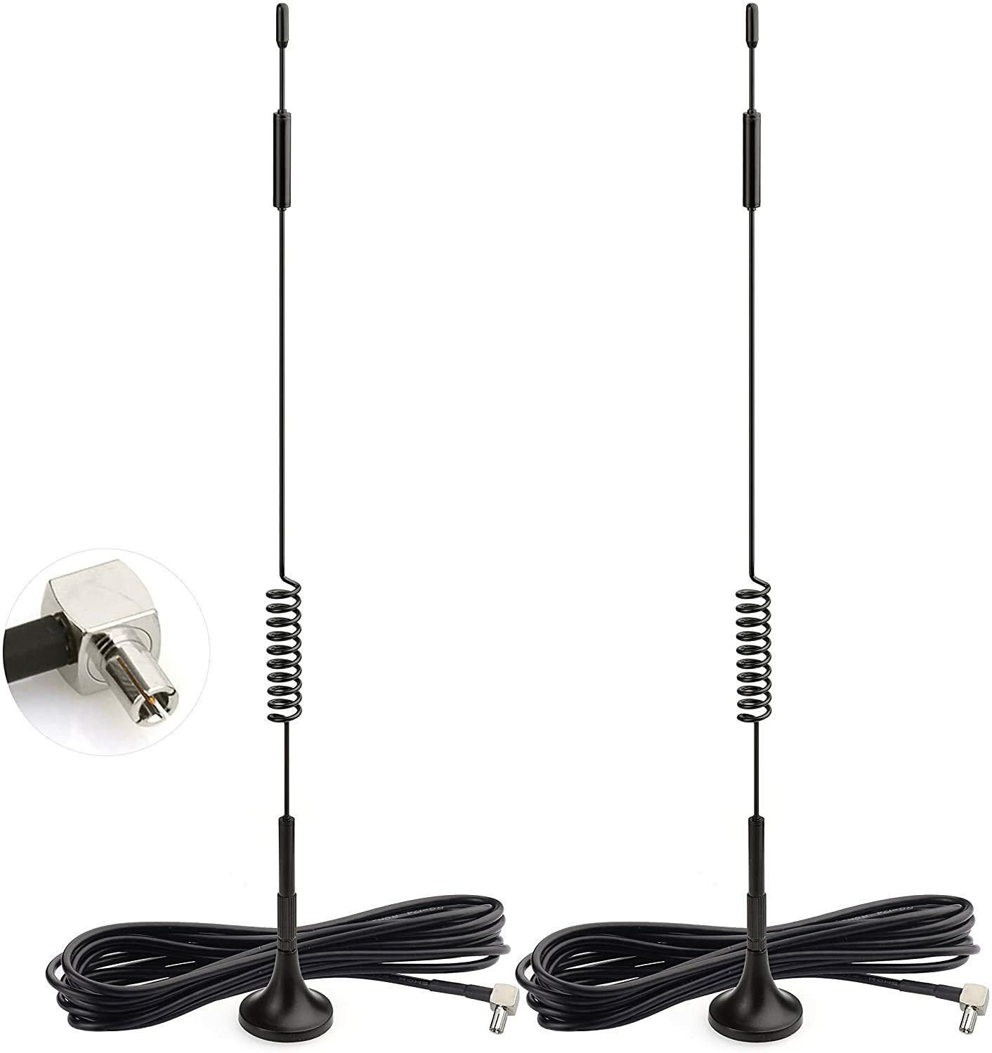 2x 4G LTE TS9 Male Magnetic Antenna For Sierra Wireless USB Modems