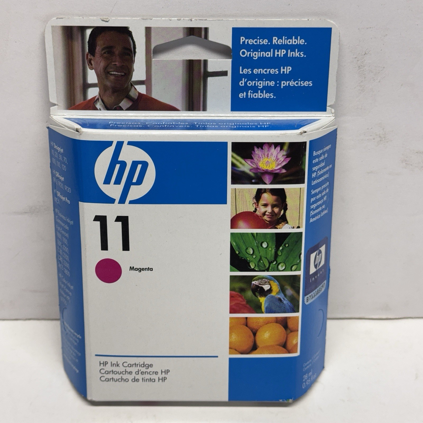 HP 11 Magenta Ink Cartridge c4837A 10/2009