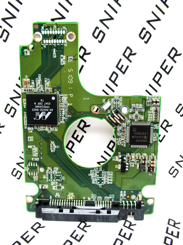 PCB - Western Digital 160GB WD1600BEKT-60V5T1 SATA 2061-771574-D01 02P