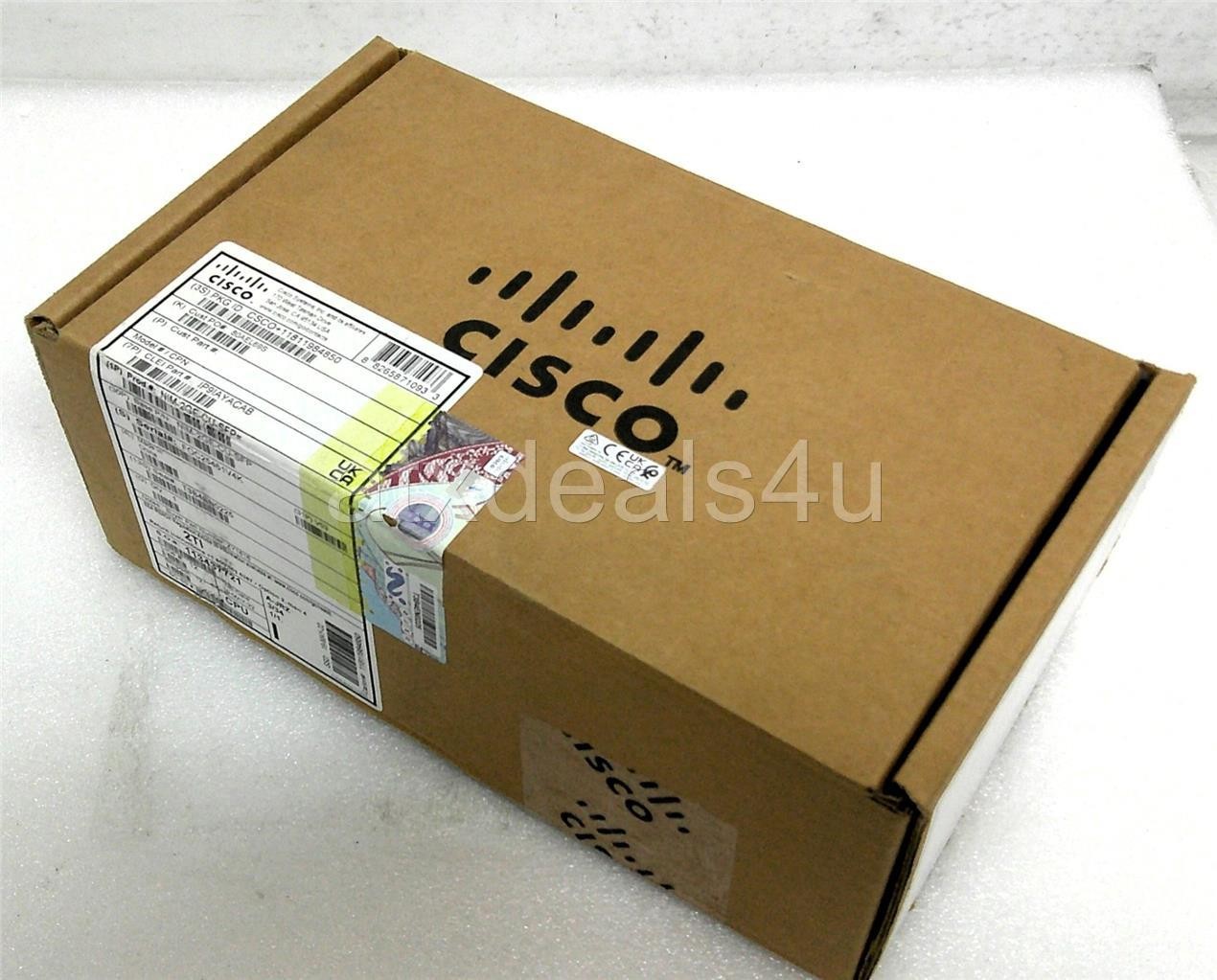 Cisco NIM-2GE-CUSFP 2-Port GE WAN NIM Dual Mode RJ45 Interface Module New Other