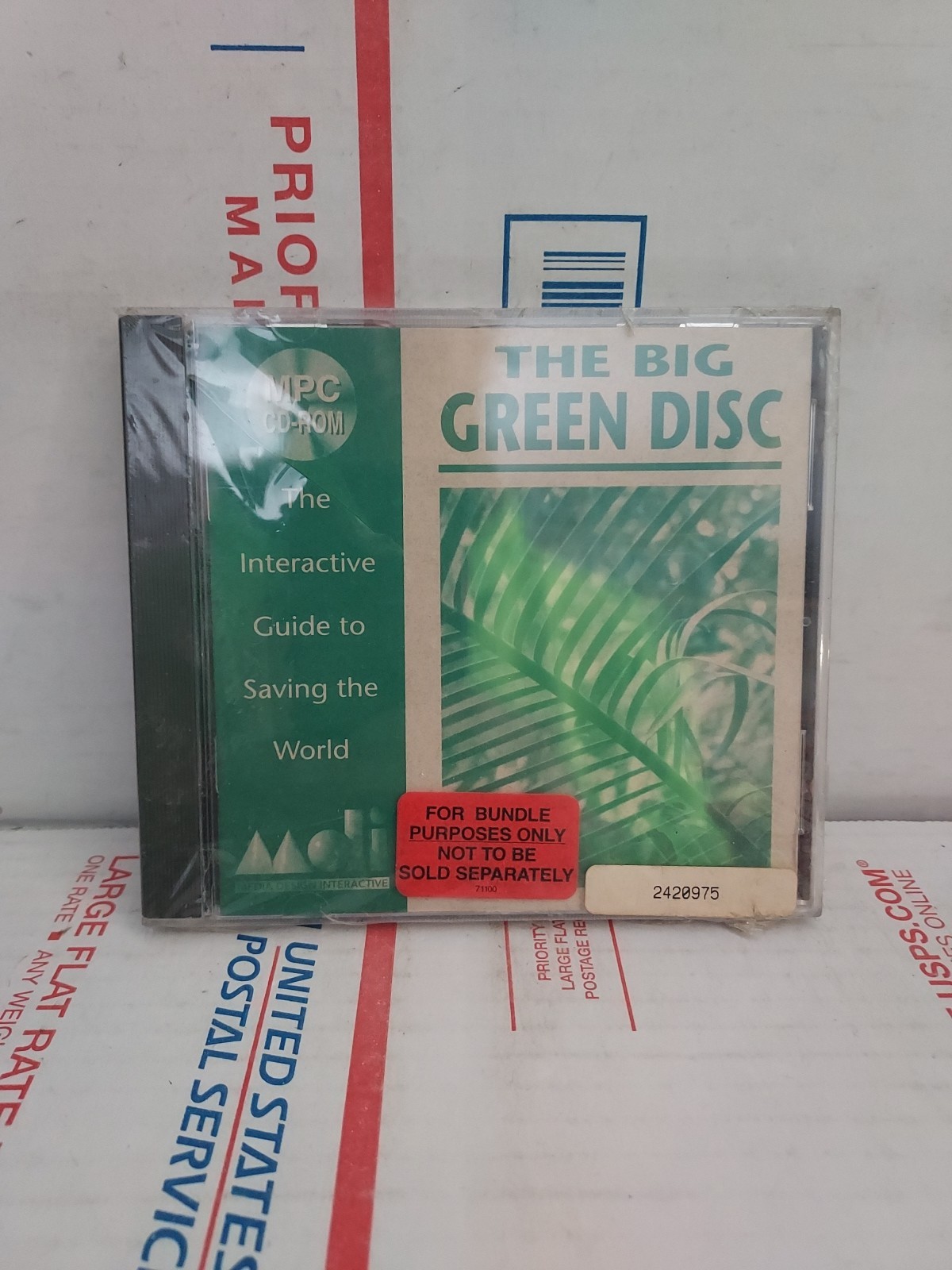 New THE BIG GREEN DISC PC CD-ROM The Interactive Guide to Saving the World #162L