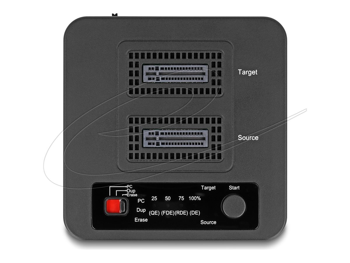 Delock USB 20Gbps M.2 Docking Station for 2 x NVMe PCIe SSD La 64300