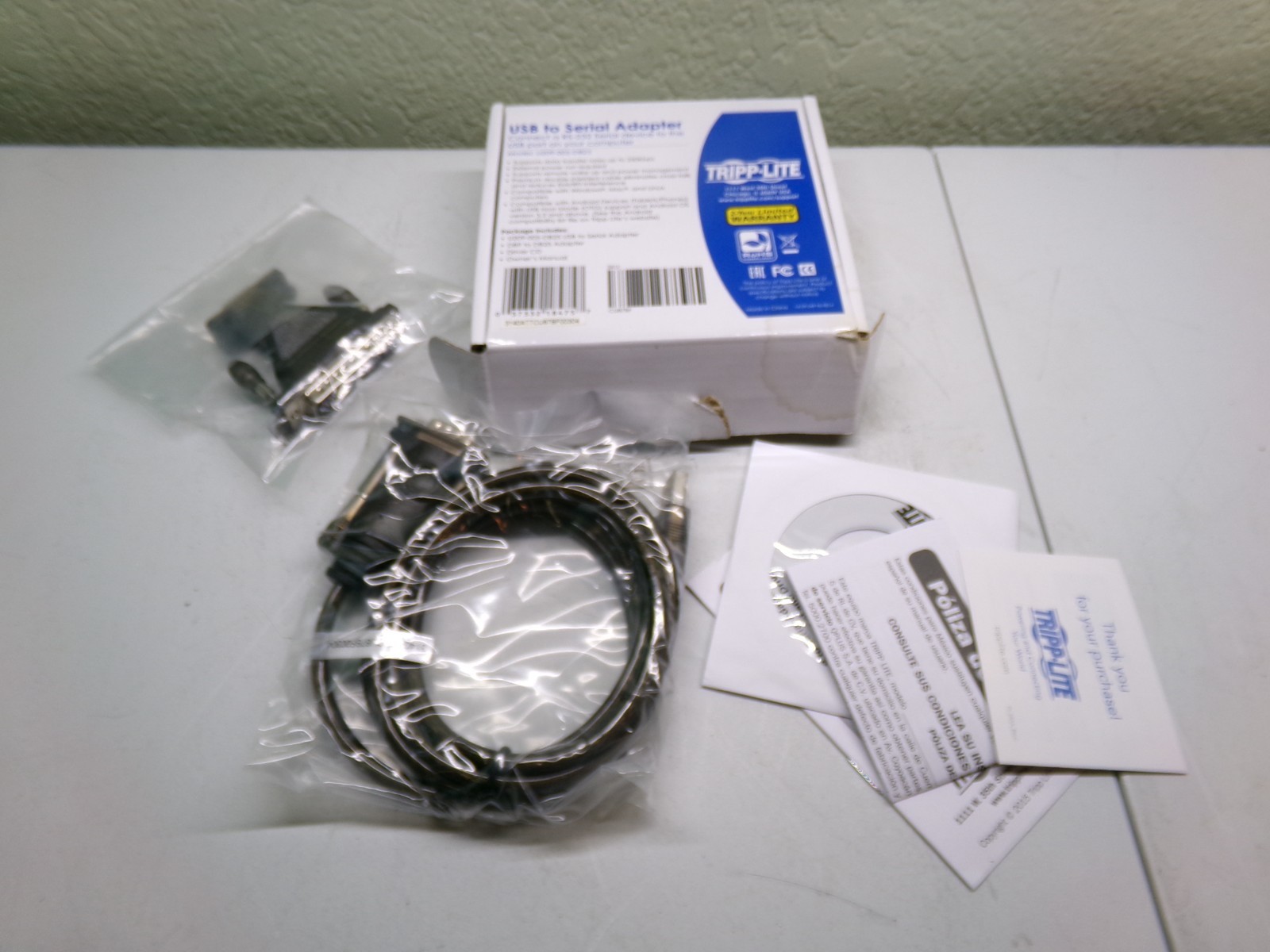 TRIPP-LITE U209-005-DB25 USB TO SERIAL ADAPTER 