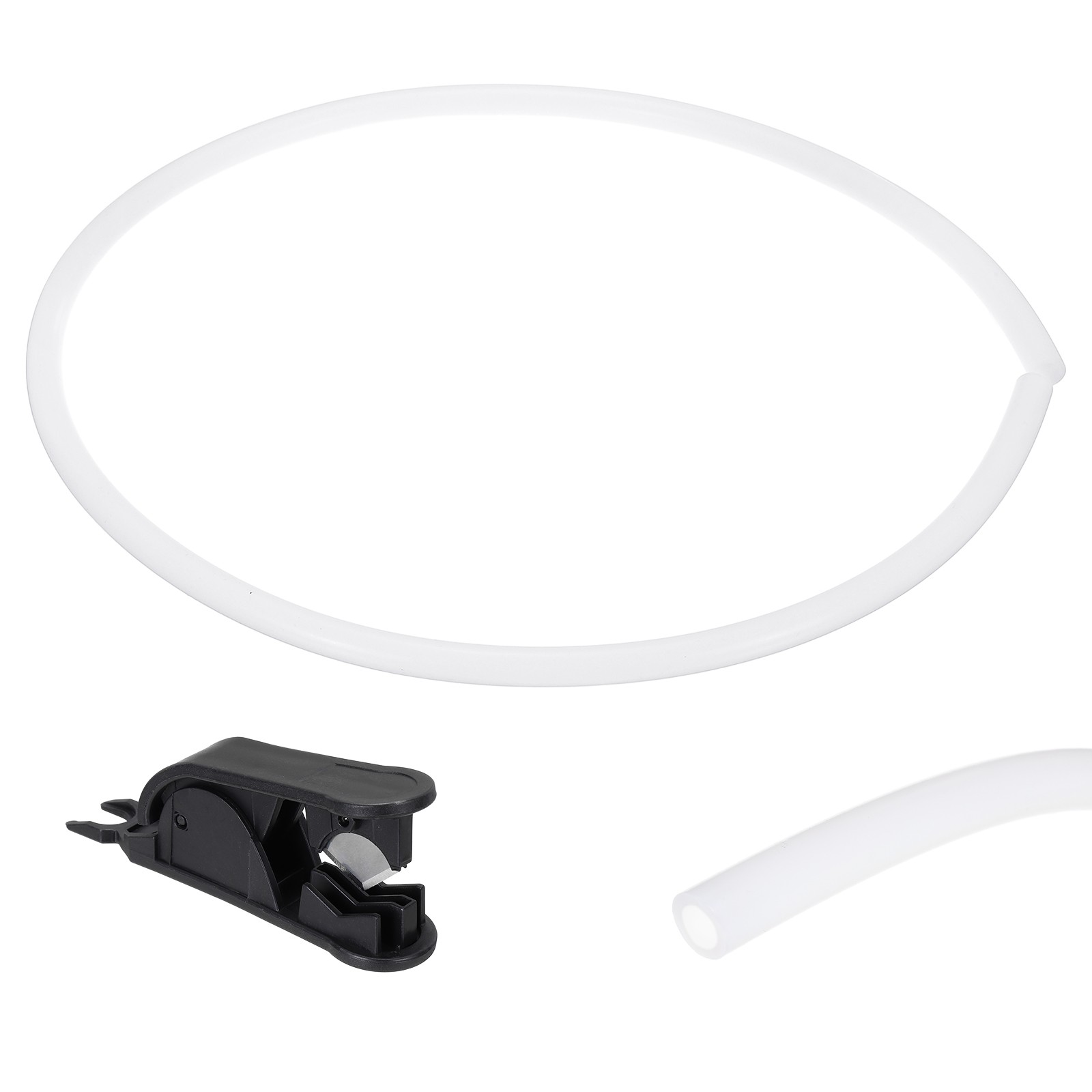 3.28 ft Tubing 8mm ID x 12mm OD with Cutter Milky White