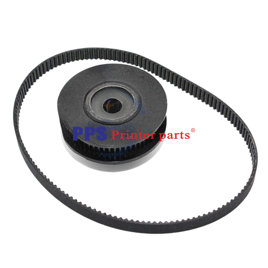 P1058930-039 NEW Main Drive Belts & Pulley For Zebra ZT410 ZT411 203dpi Printer