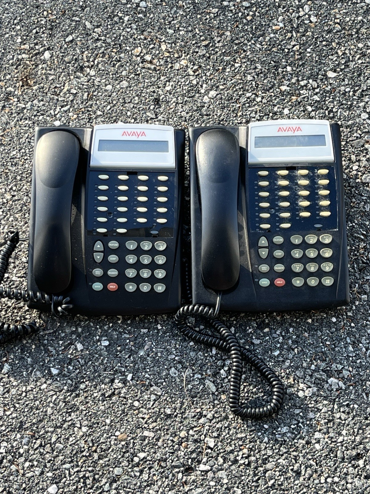 Lot of 2 Avaya Lucent Partner ACS 18D Series 2 Display Phones Black 700420011