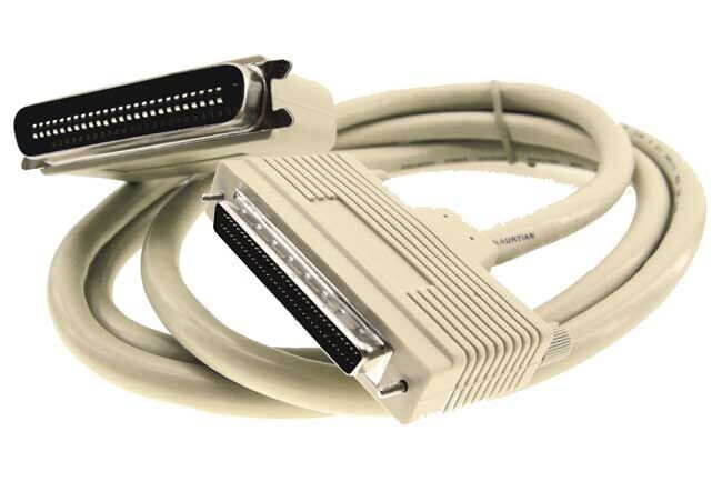 Micro 68Pin HPDB68 Male to Centronic 50Pin Male SCSI Cable 6FT HPDB68M to CN50M