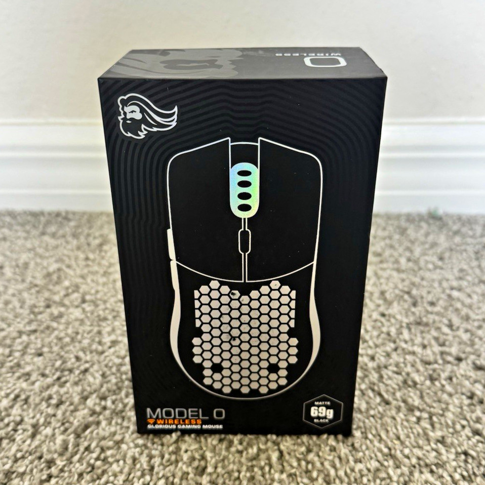 Glorious PC Gaming Race Model O Wireless Optical Gaming Mouse 19000 DPI Black