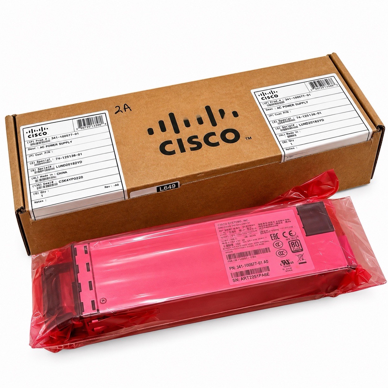 Cisco Power Supply PWR-C1-715WAC-P 9300 Series Switch US Part Sealed NEW